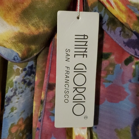 Anne Giorgio Floral Summer Dress Size Small - Picture 5 of 6